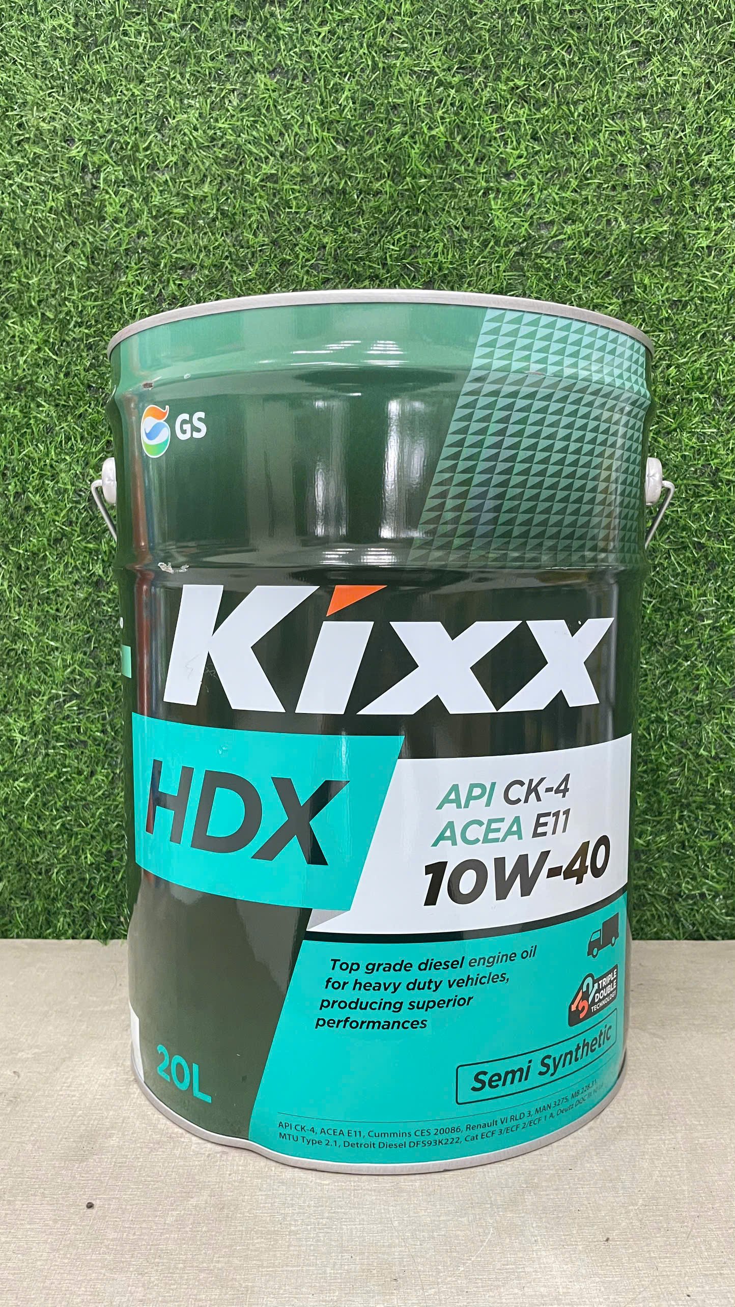 Dầu nhớt động cơ cao cấp Diesel Kixx HDX 10W-40 API CK-4; ACEA E11